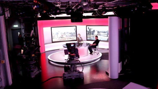 Reporting Scotland studio