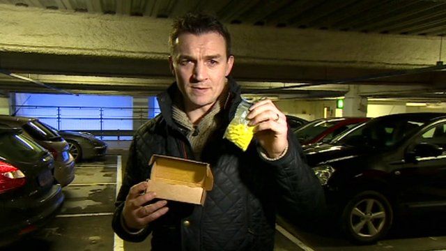 Richie Woodhall with DNP pills