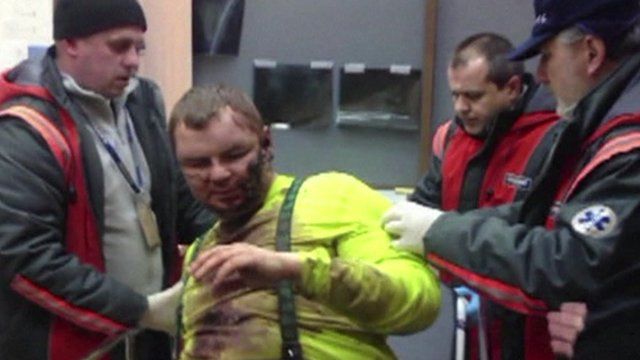 Dmytro Bulatov an anti government protestor in hospital