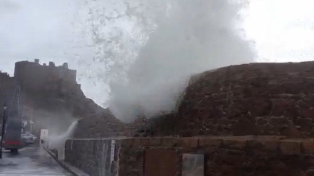 Sea Wall at Gorey Pier
