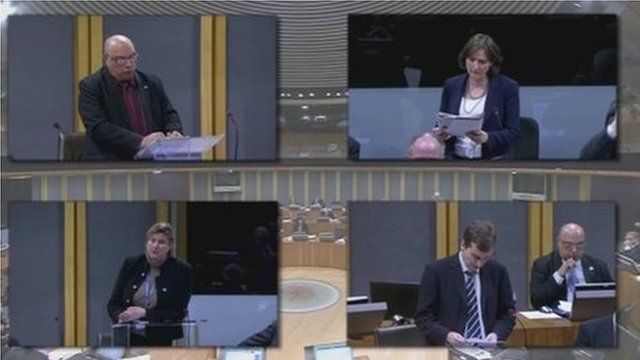 Nick Ramsay, Antoinette Sandbach, Mohammad Ashgar a Janet Finch-Saunders