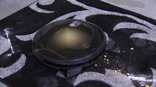 A robot vacuum cleaner