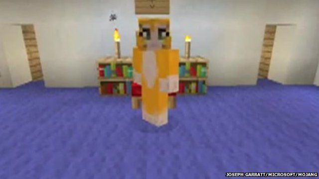 Character inside a computer game