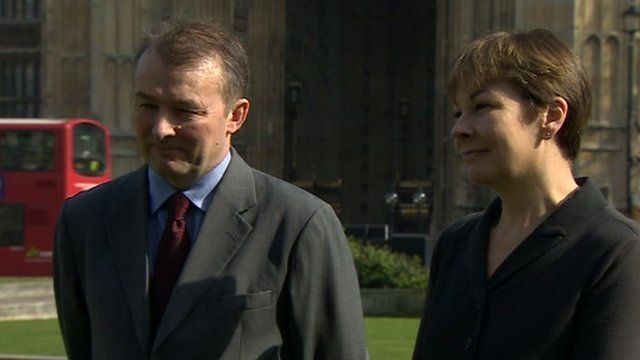 Simon Hart and Caroline Lucas