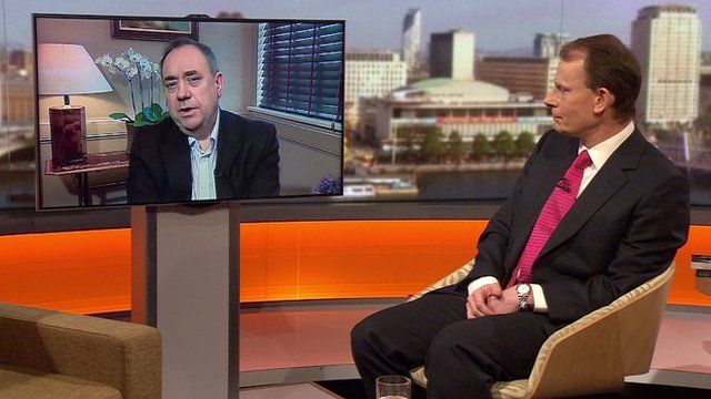 Alex Salmond and Andrew Marr