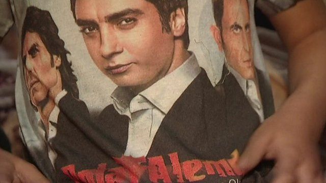 A t-shirt with a soap star