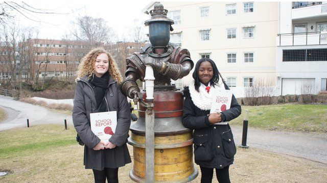 Olivia and Mary in Norway