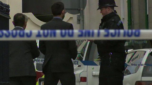 Police at scene in St Helier