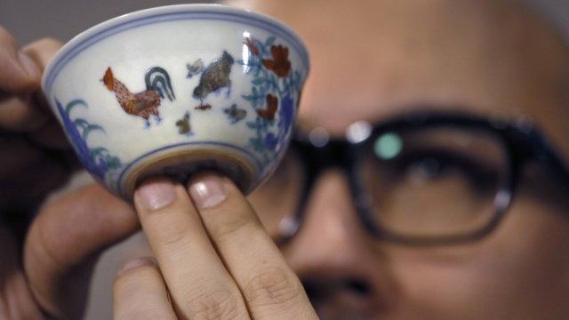 The Ming era cup
