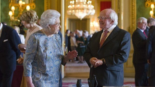 The Queen and President Higgins