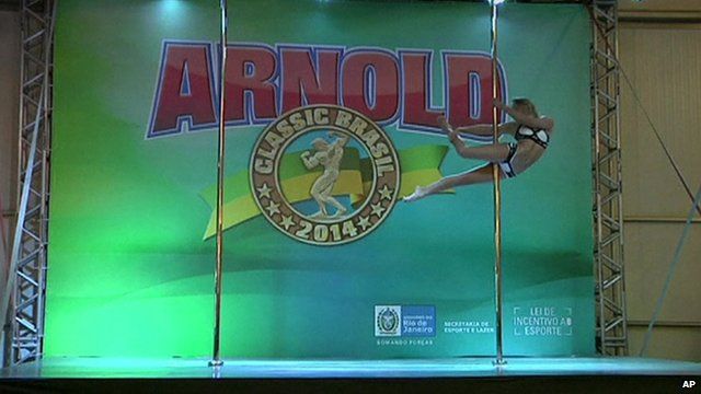 Brazil hosts pole dancing world cup
