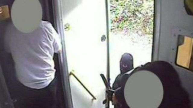 Armed ambush of prison van