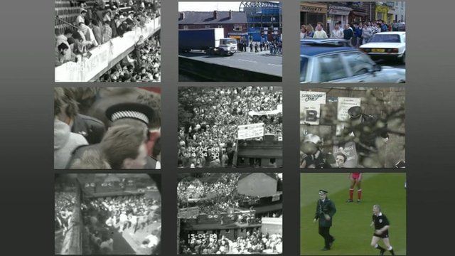 Hillsborough Inquests Shown Cctv And Tv Footage Bbc News