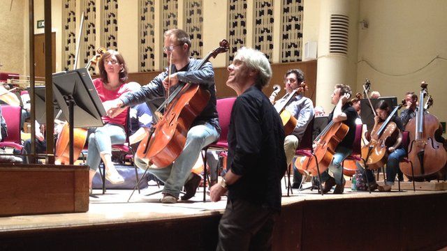 Stewart Copeland at orchestra