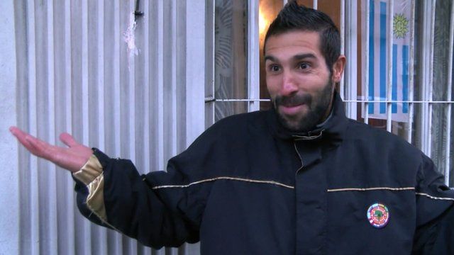 Uruguayan football fan