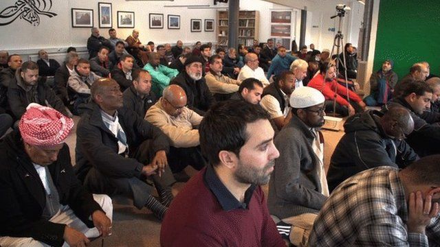 Muslims praying Denmark