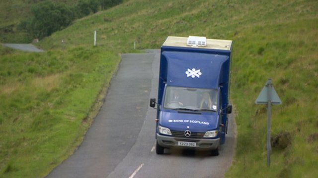 Mobile bank van