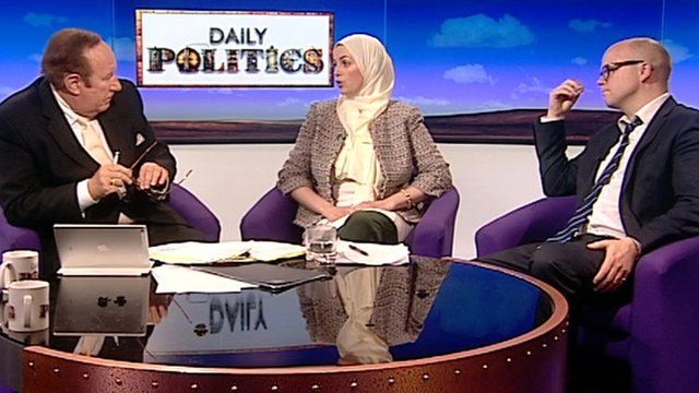 Andrew Neil, Myriam Francois-Cerrah and Toby Young