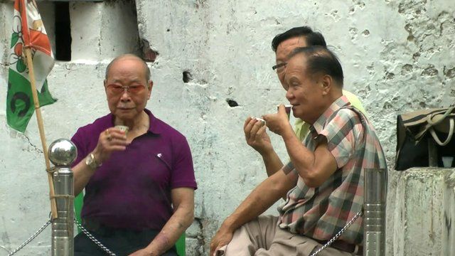 Chinese men in Calcutta