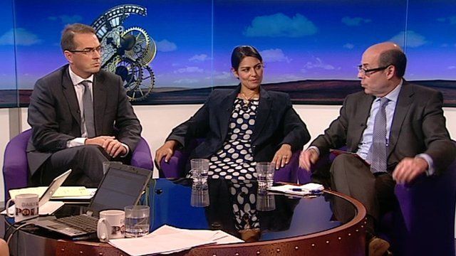 Owen Smith, Priti Patel and Nick Robinson