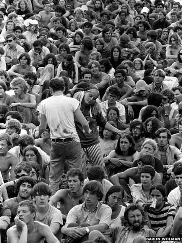 Unseen Woodstock photographs displayed 45 years on