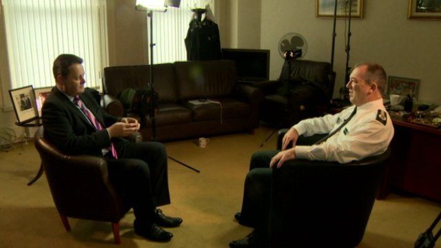 Matt Baggott was speaking to BBC News NI's Vincent Kearney