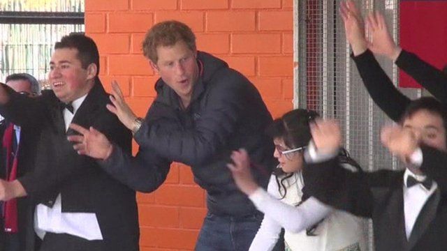 Prince Harry at centre for disabilities