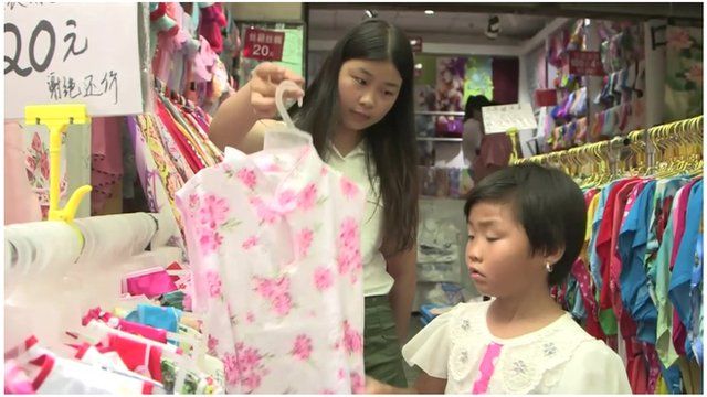 Clothing shop in Shanghai