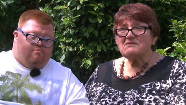 Brian and his foster mother Marian