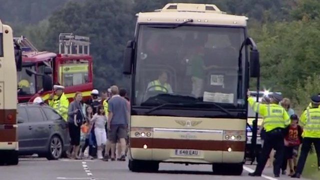 Hilgay coach crash