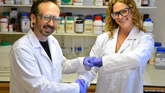 Dr Dave Whitworth and PhD student Sara Mela