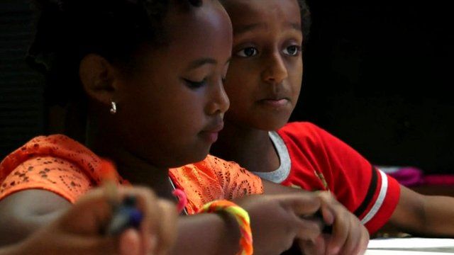 Young Ethiopians in Washington