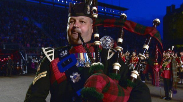 Piper at the Edinburgh Tattoo