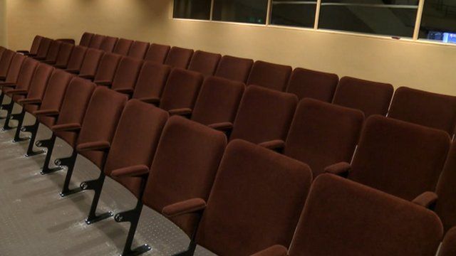 The seats at the Royal Concert Hall were partially paid for by donations from the public