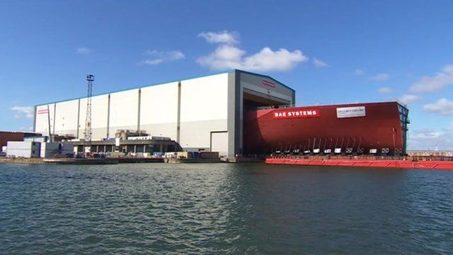 BAE Shipyard in Portsmouth