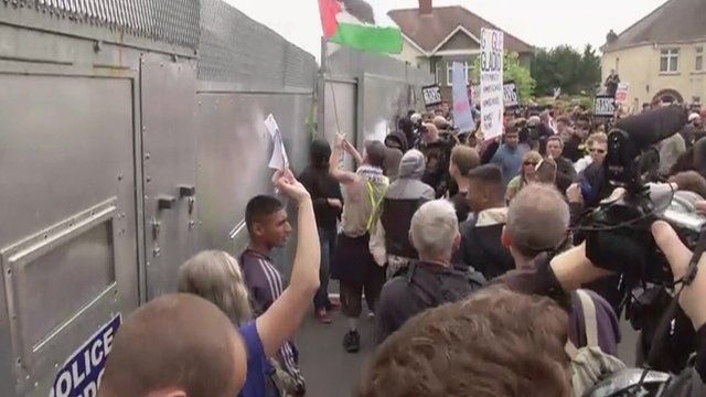Protesters at Nato Summit