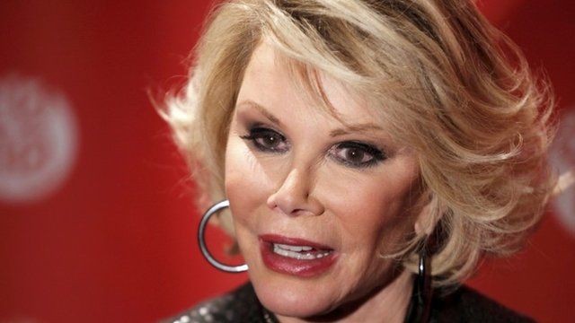 Comedian Joan Rivers Dies Aged 81 Bbc News