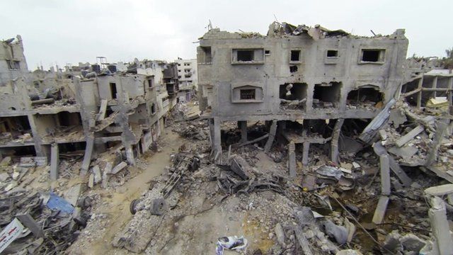 Gaza Conflict: Drone Footage Reveals Extent Of Damage - BBC News