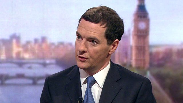 Chancellor of the Exchequer George Osborne