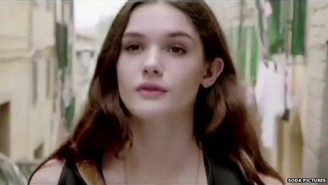 Still frame from The Face of an Angel film