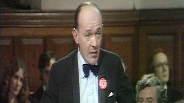 Teddy Taylor MP in 1979.