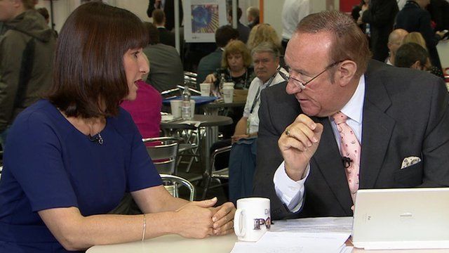 Rachael Reeves and Andrew Neil