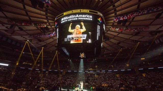 Madison Square Garden Gig For India S Modi Bbc News