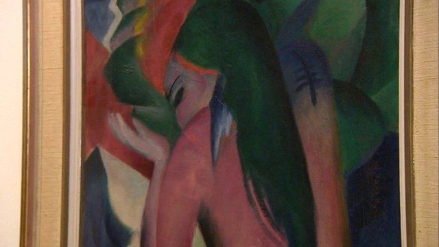 Red Woman by Franz Marc