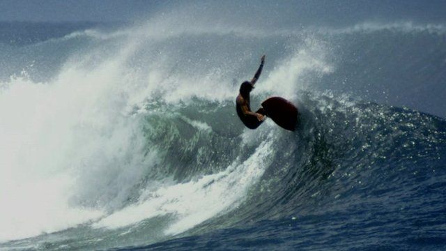 Man surfing