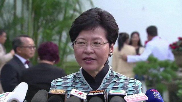 Carrie Lam, Chief Secretary of Hong Kong