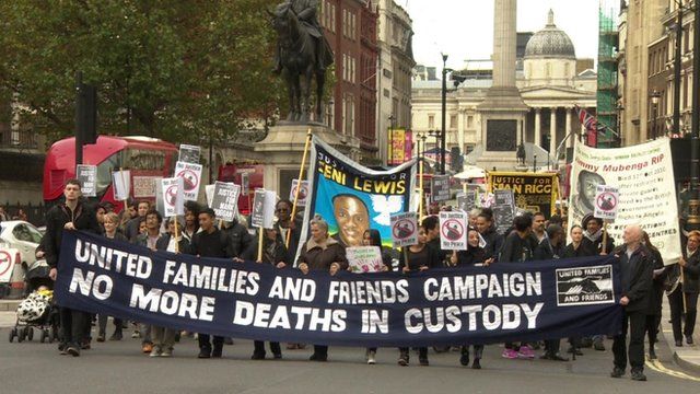 Thee United Families and Friends Campaign march in central London