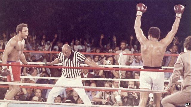 George Foreman is Muhammad Ali.