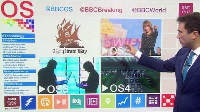 Ros Atkins at OS big board