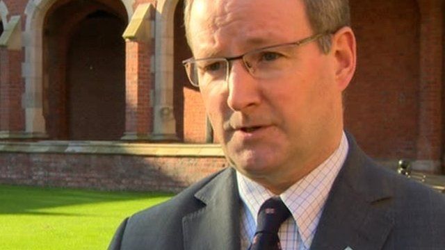 Professor Patrick Johnston, QUB, said students were Northern Ireland's "lifeblood"